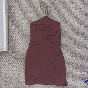 Crisscross straps homecoming body con dress